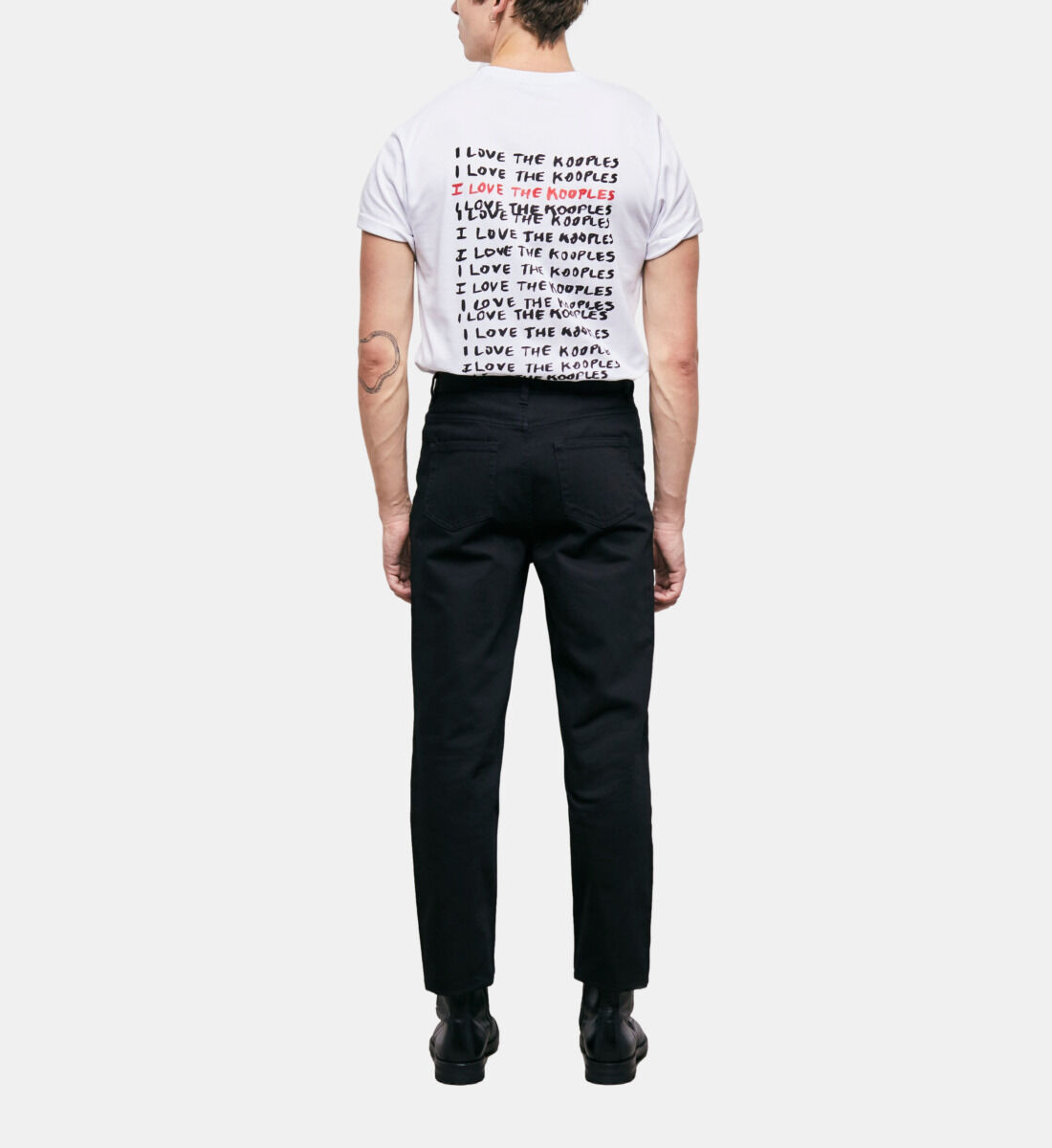 Straight cut store black jeans