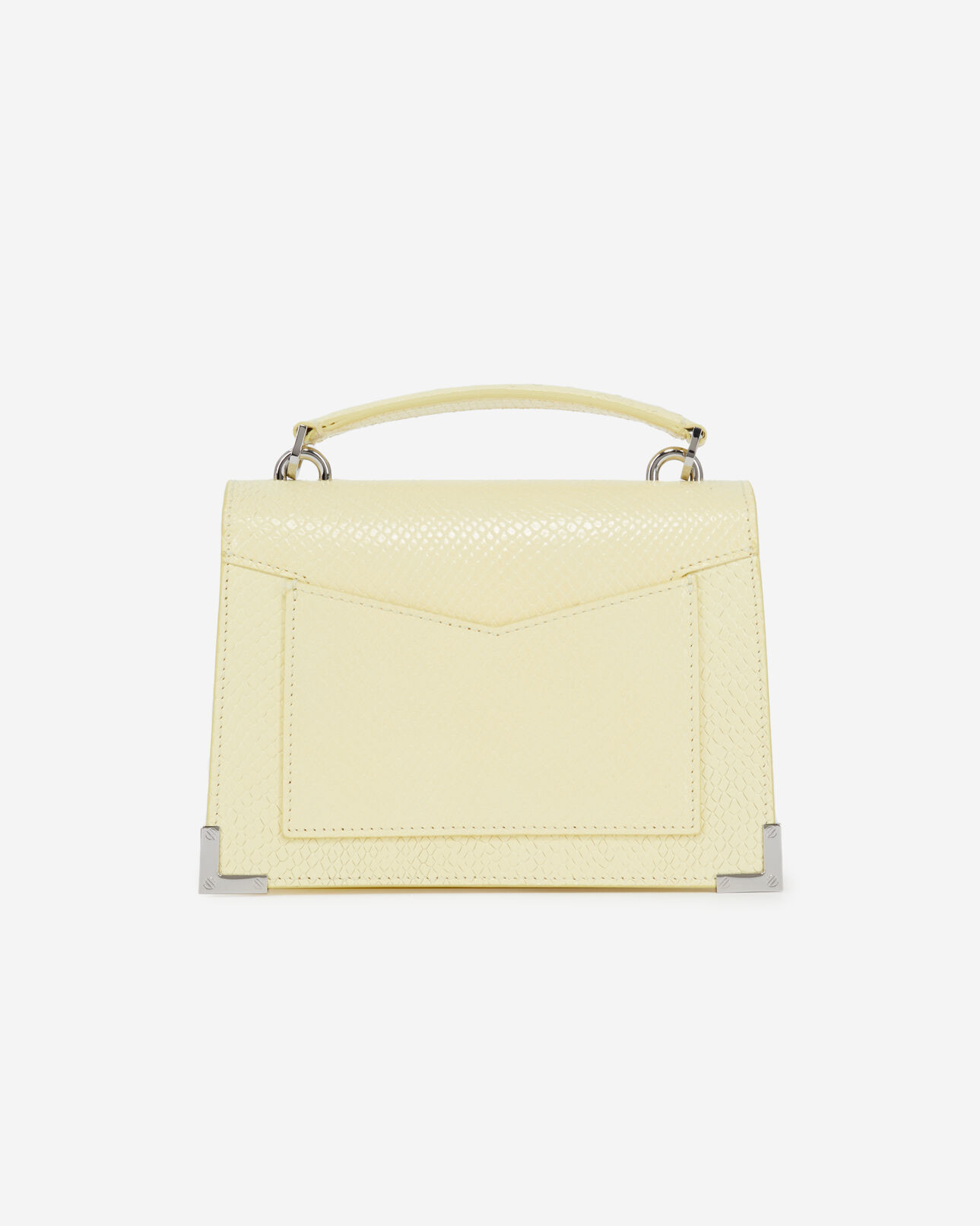 The Kooples FEMME YELLOW sac emily small en cuir jaune