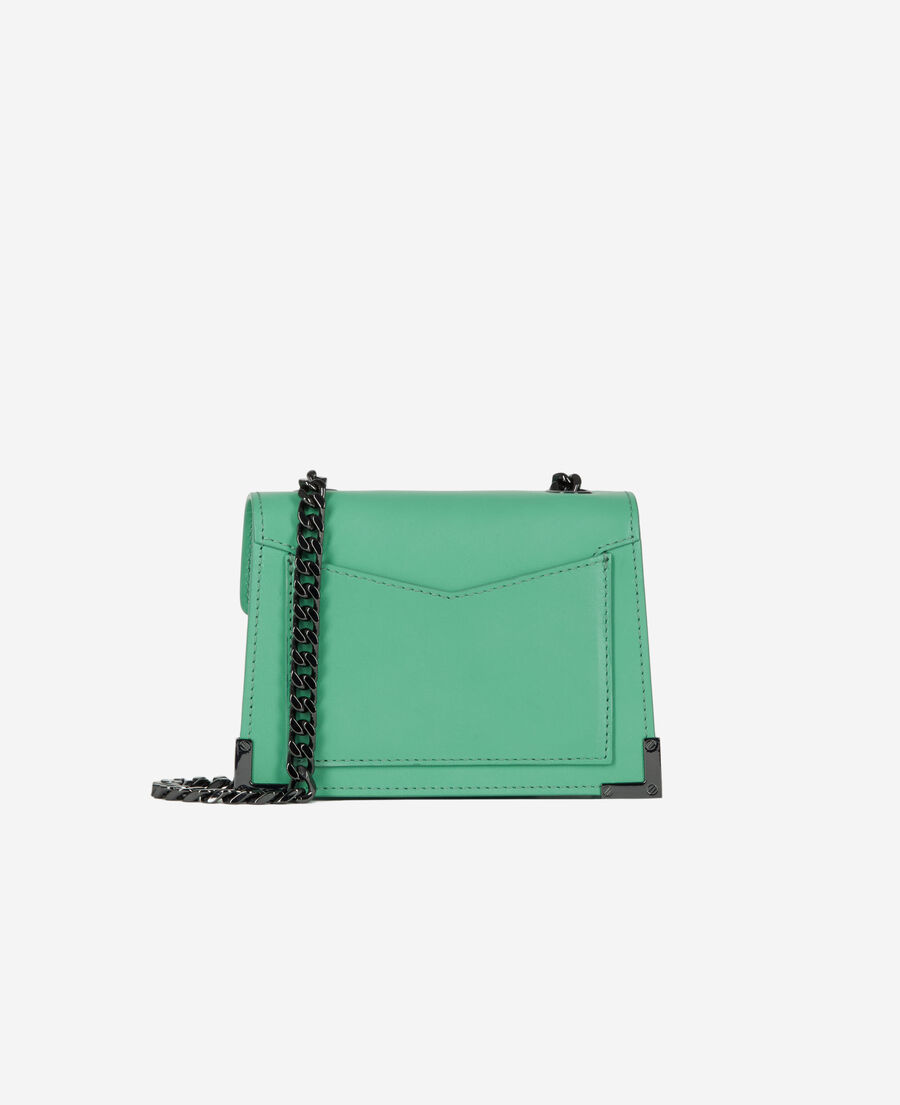 emily nano green leather bag