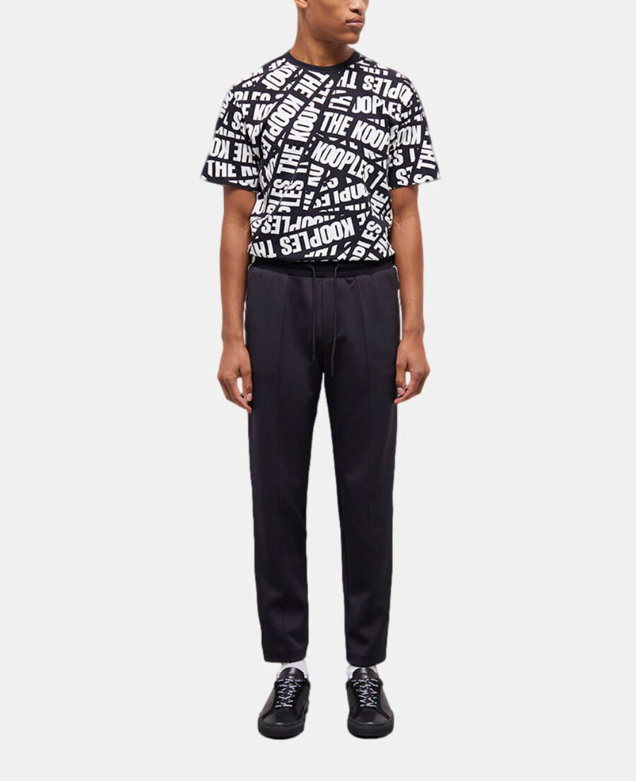 The Kooples H BLACK black logo joggers
