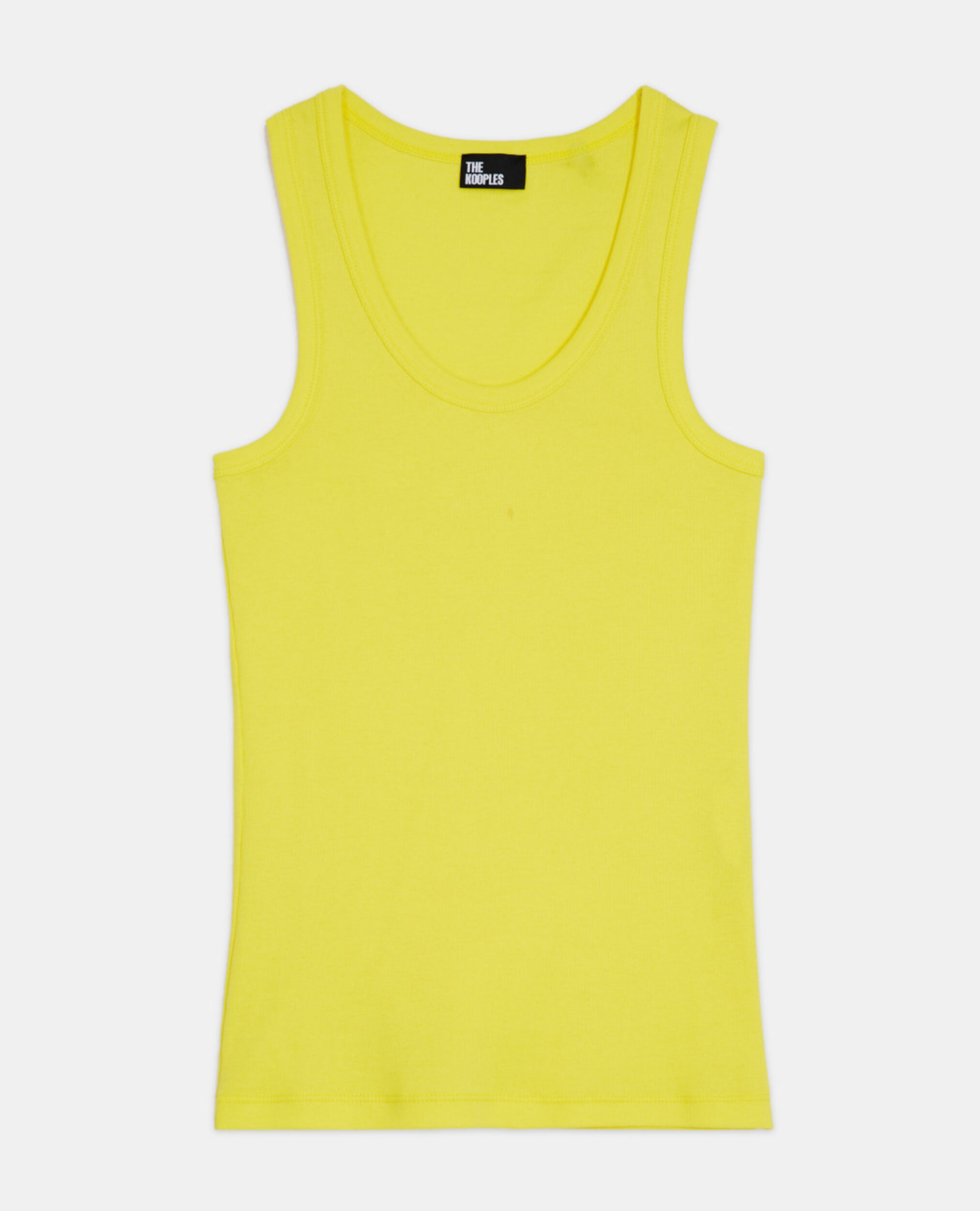 Yellow tank top, YELLOW, hi-res image number null