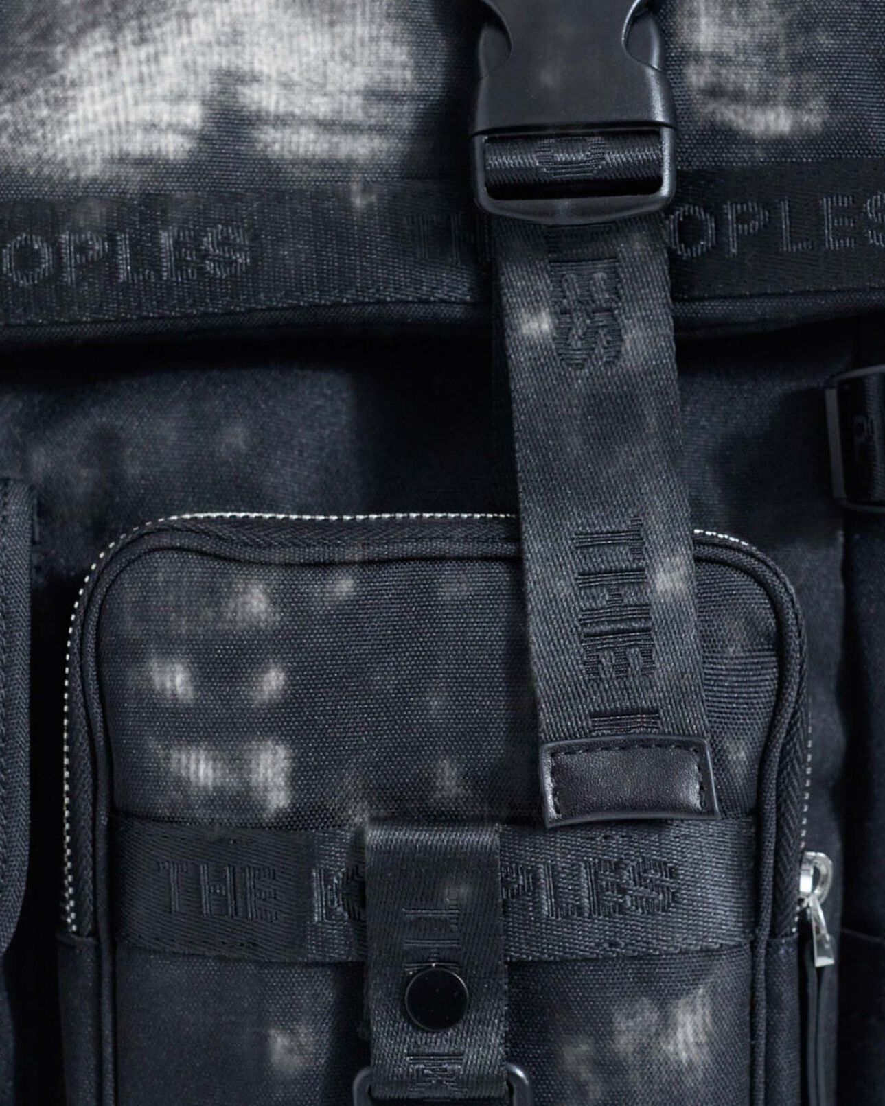The Kooples HOMME BLACK sac à dos en tissu technique