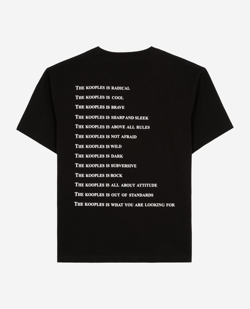 The Kooples FEMME BLACK t-shirt what is à strass noir