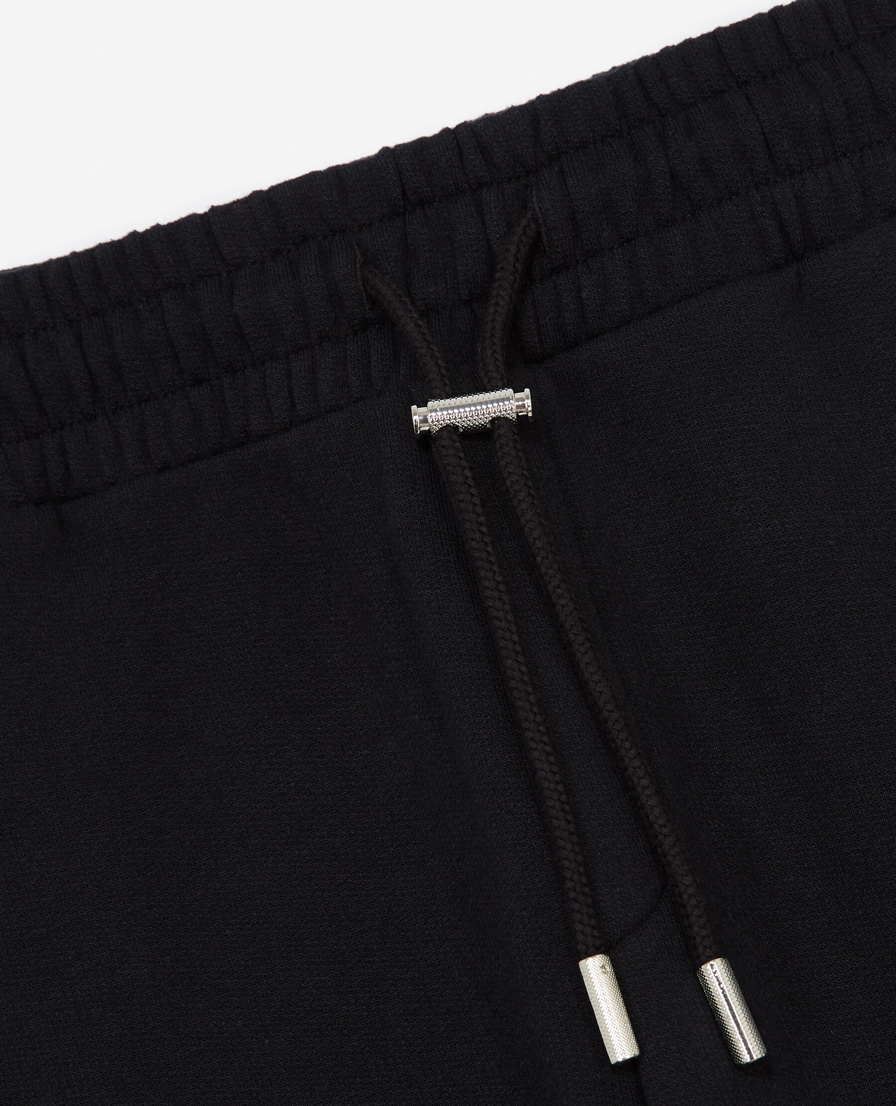 Black joggers with silver relief logo The Kooples