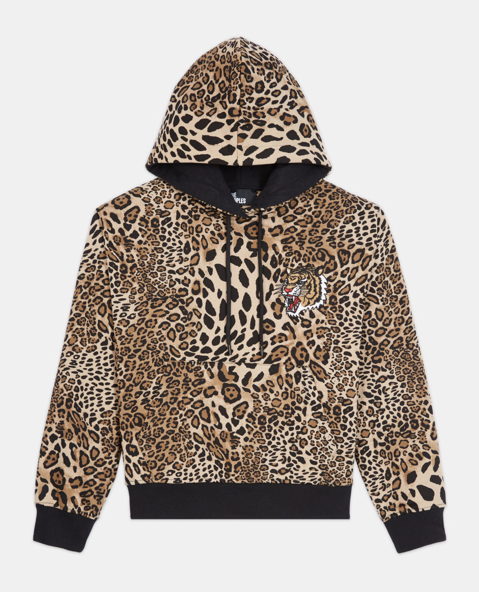 Baumwollsweatshirt mit Leopardenmuster, LEOPARD, hi-res image number null