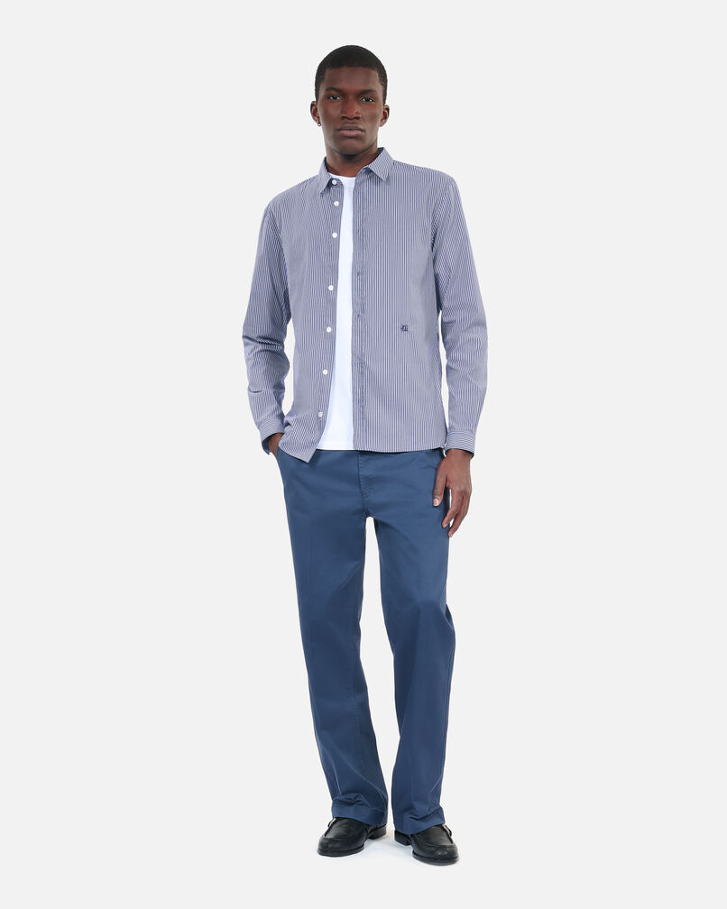 The Kooples MEN NAVY / WHITE striped shirt