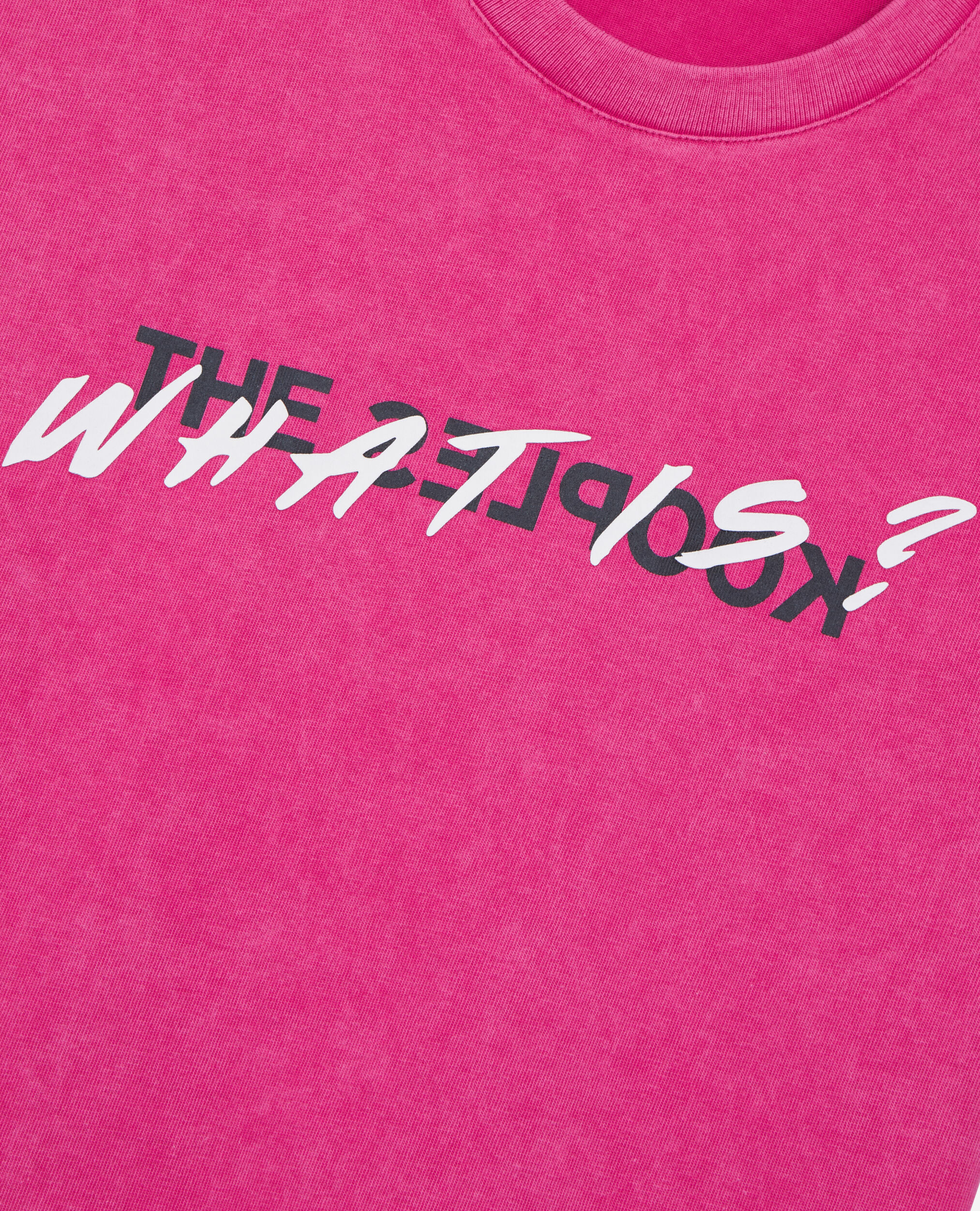 Pink What is t-shirt, FUSHIA, hi-res image number null