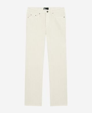 The Kooples F ECRU ecru straight jeans