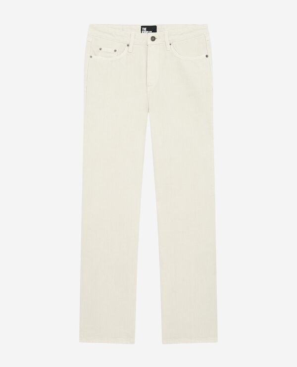 The Kooples F ECRU ecru straight jeans