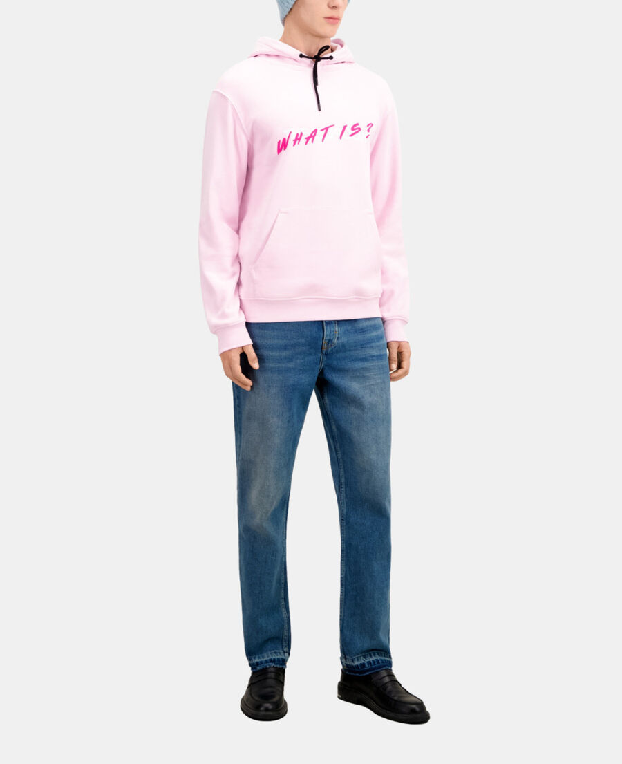 men's pink what is hoodie