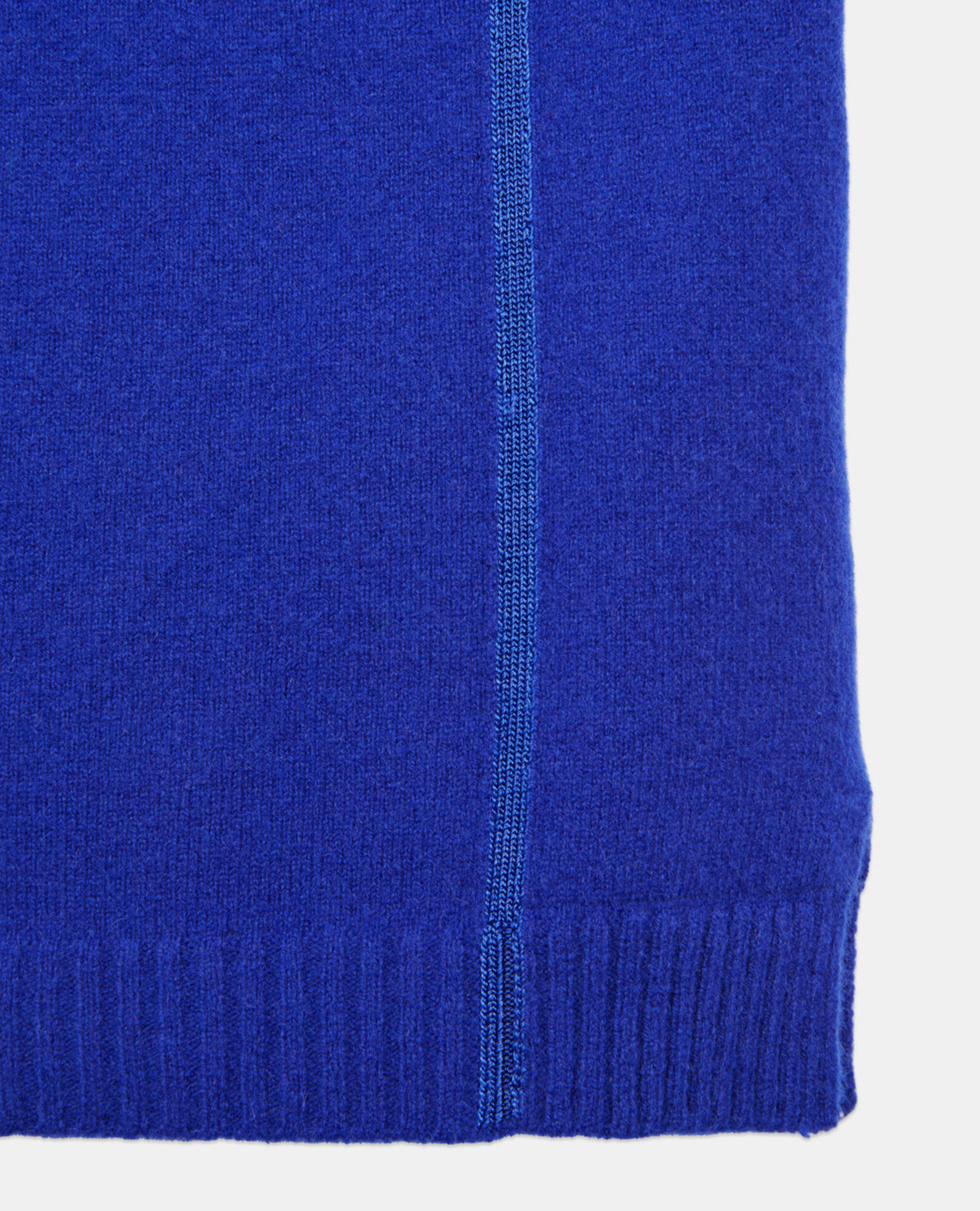 Robe pull courte en cachemire bleu électrique, BLUE ELECTRIC, hi-res image number null