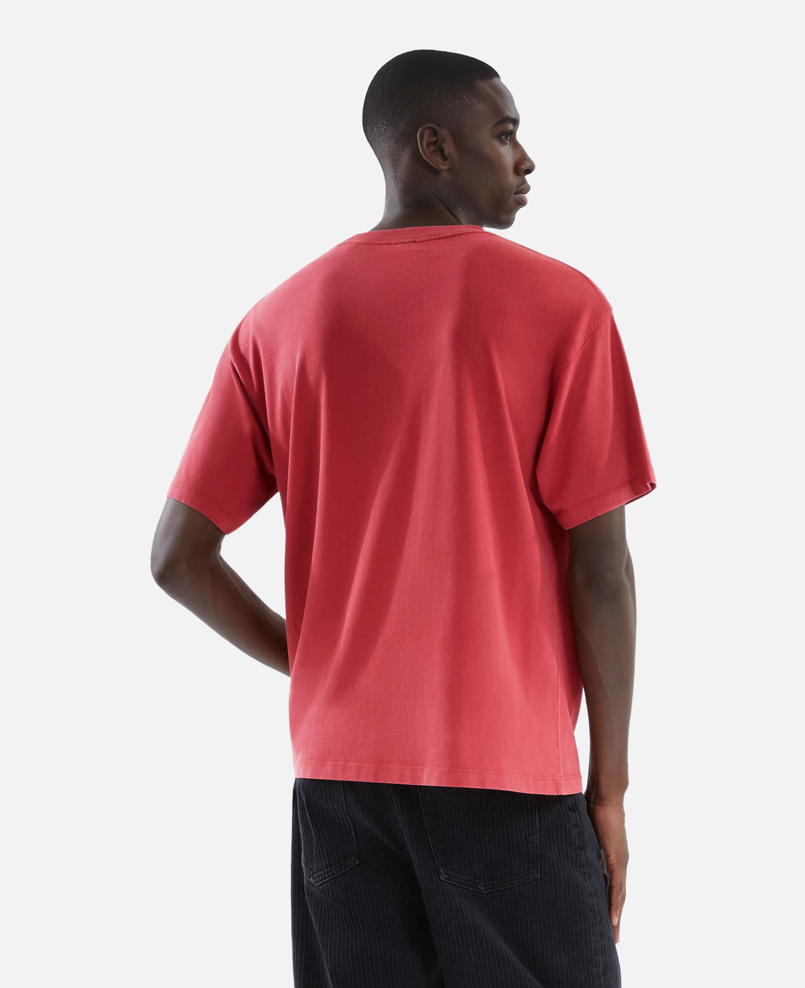The Kooples HOMME RED / BURGUNDY t-shirt à sérigraphie rouge