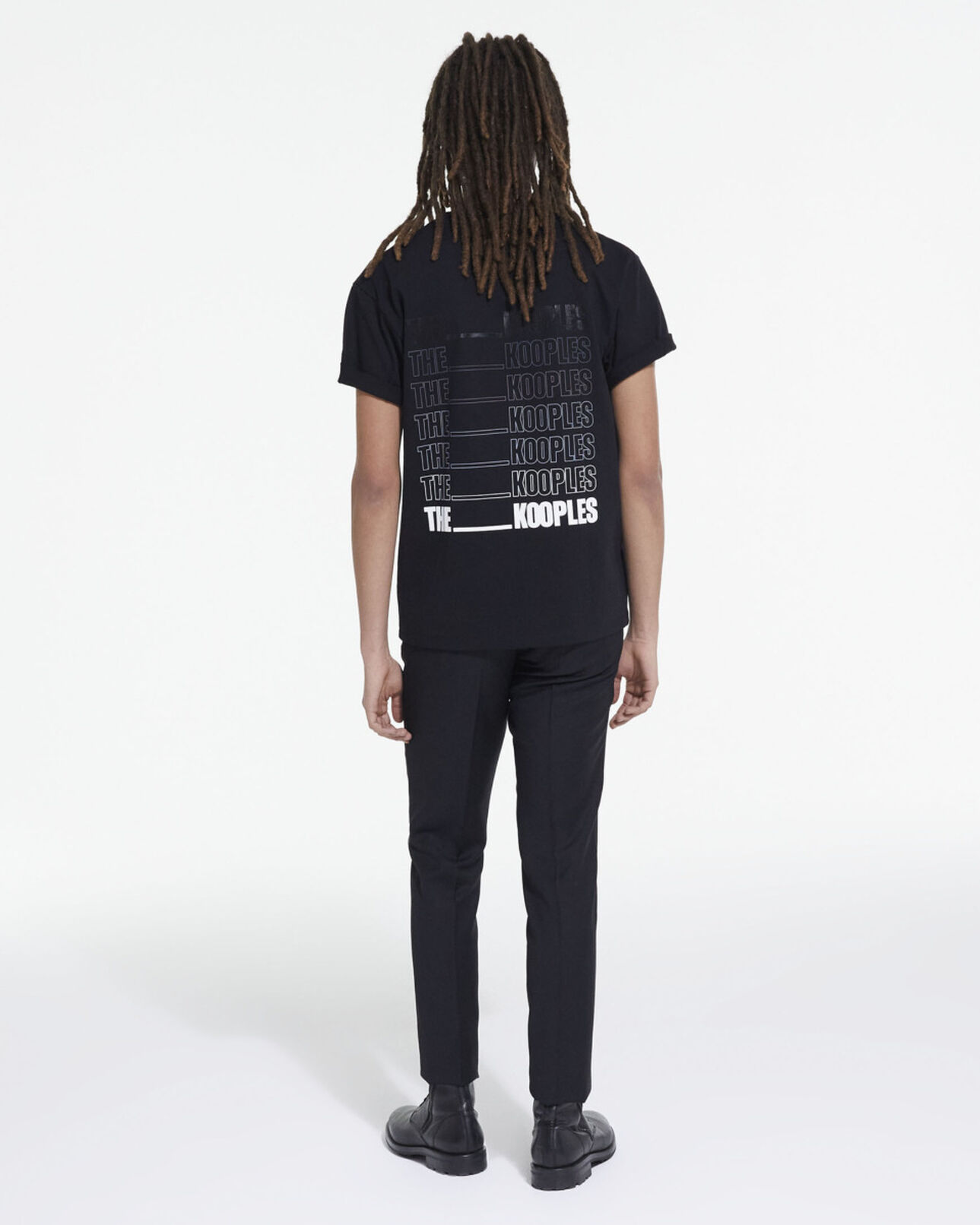 The Kooples MEN BLACK the kooples black logo t-shirt