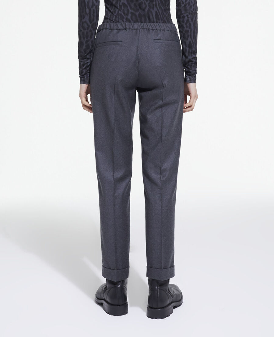 The Kooples F GREY gray wool suit pants