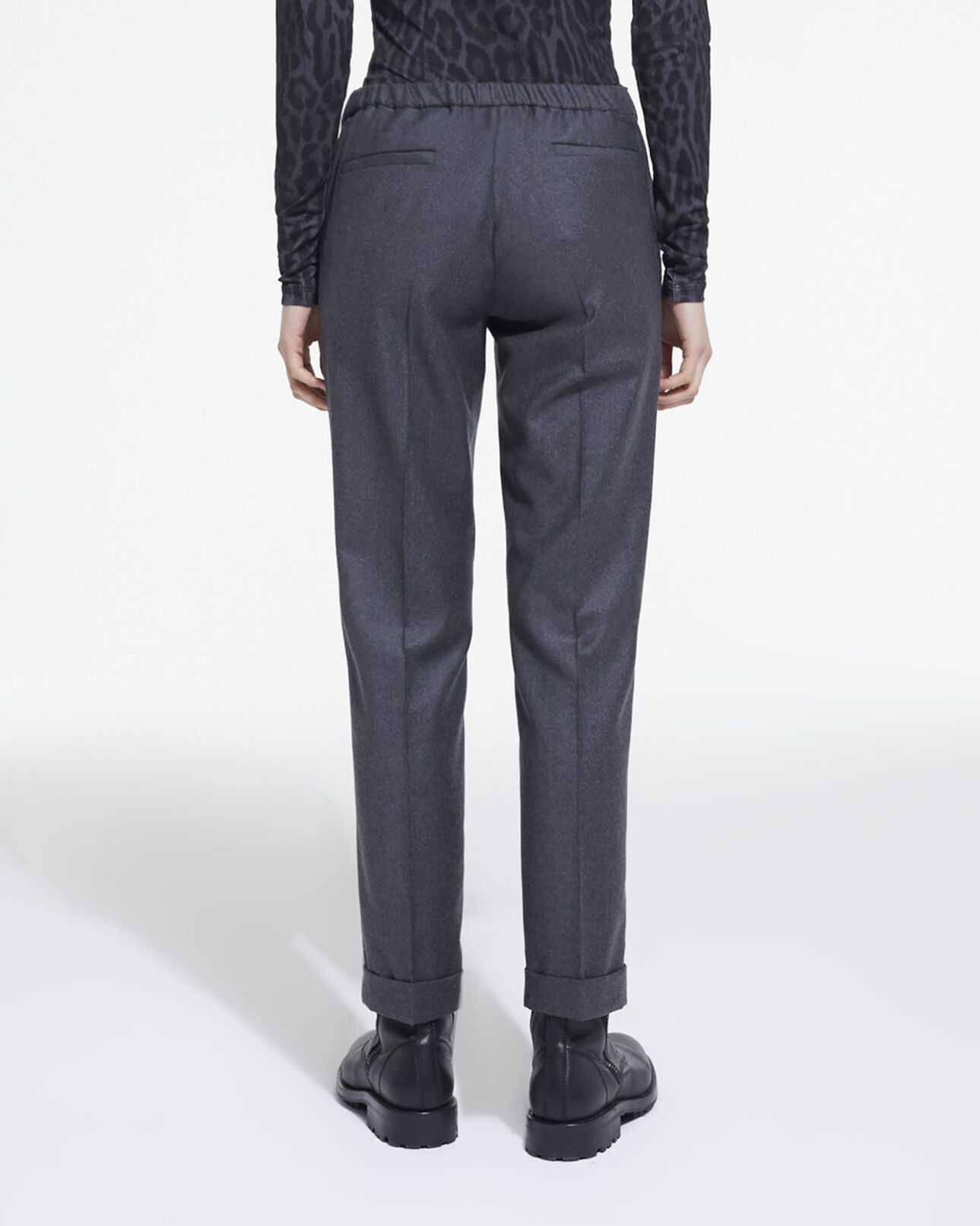 The Kooples DAMEN GREY graue anzughose aus wolle