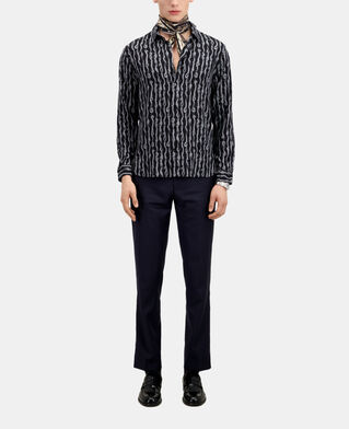 The Kooples H BLACK WHITE printed shirt