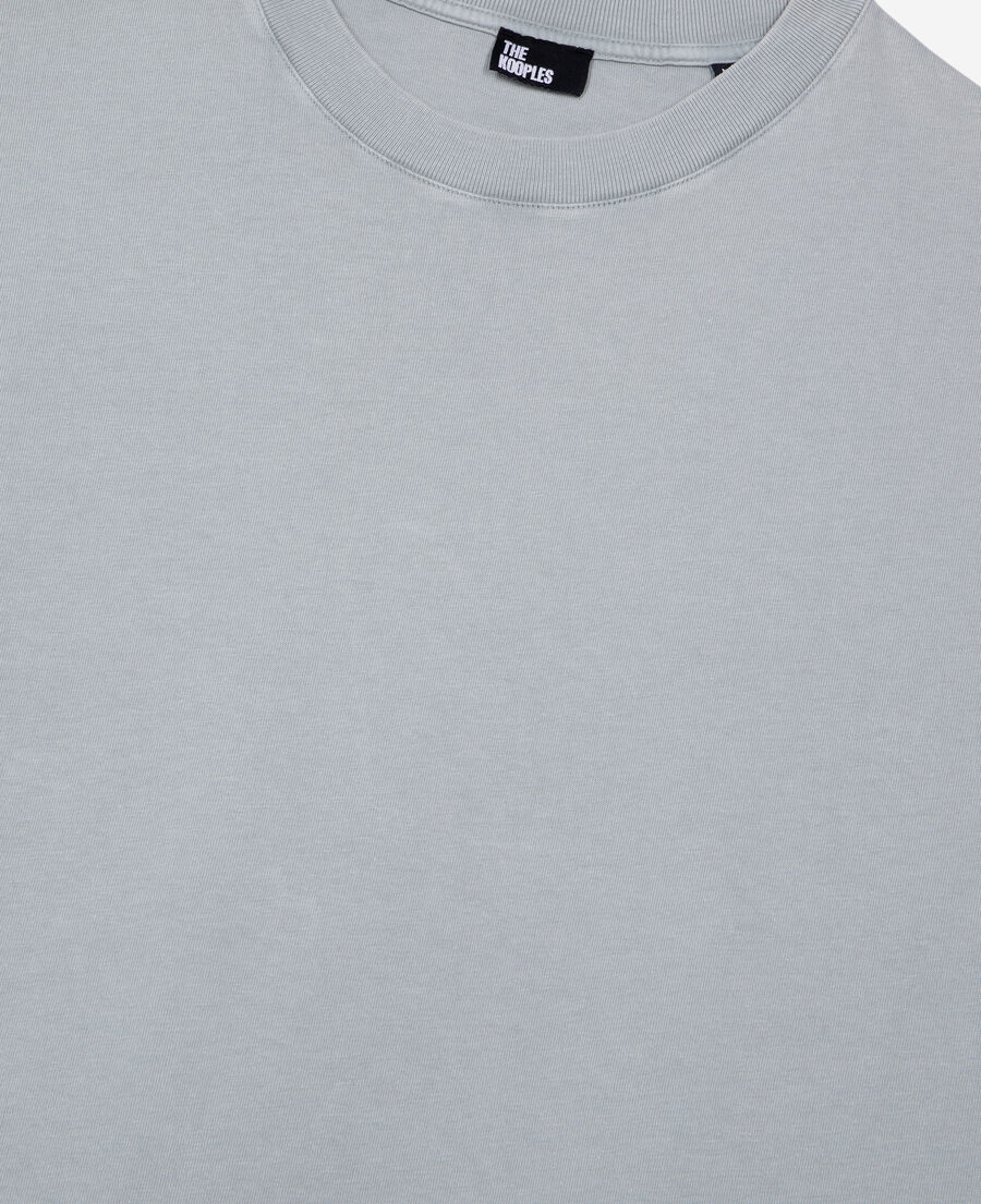 The Kooples HOMME BLUE GREY t-shirt avec sérigraphie bleu