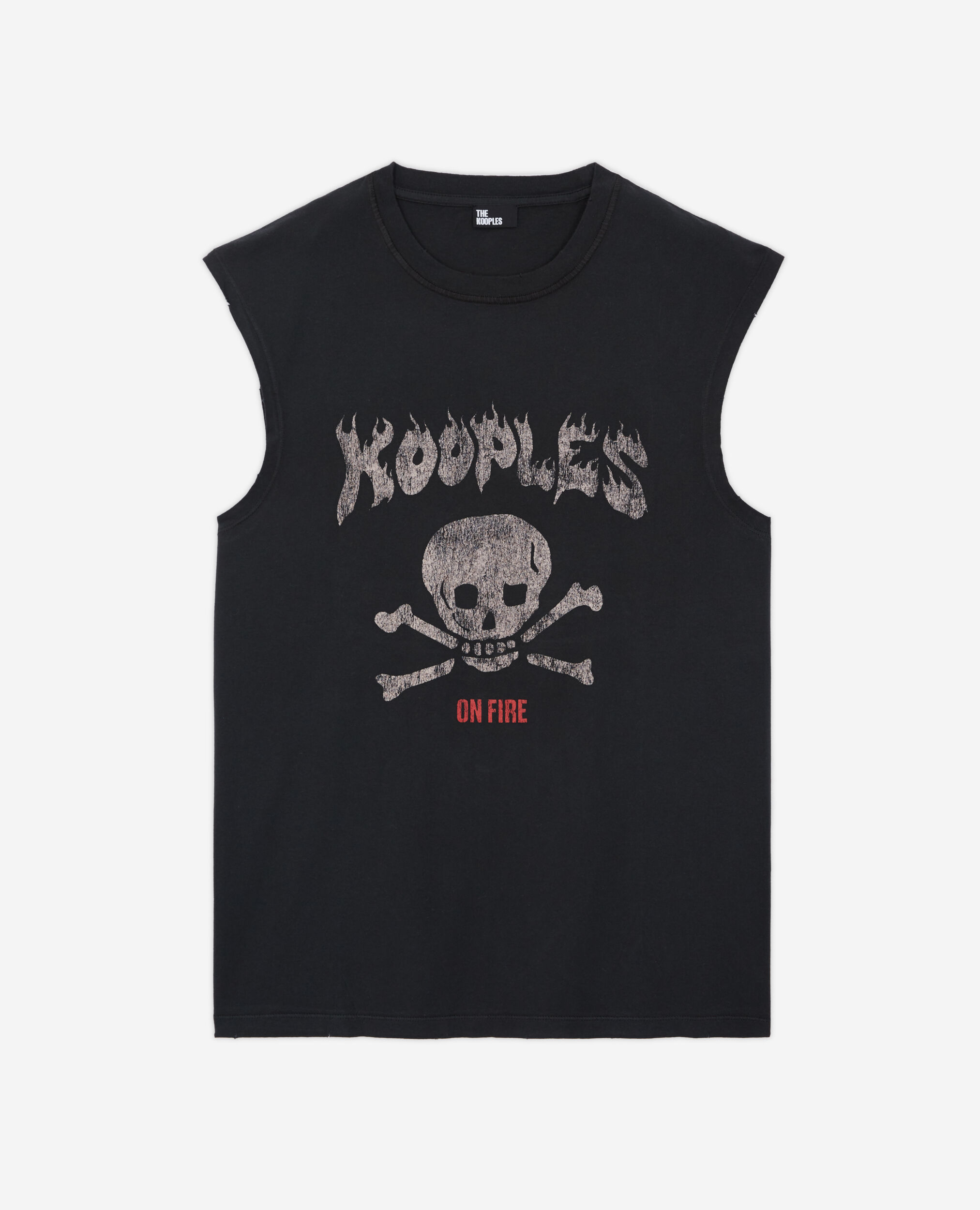Camiseta serigrafiada negra, BLACK WASHED, hi-res image number null