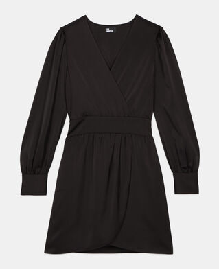 The Kooples FEMME BLACK robe courte noire