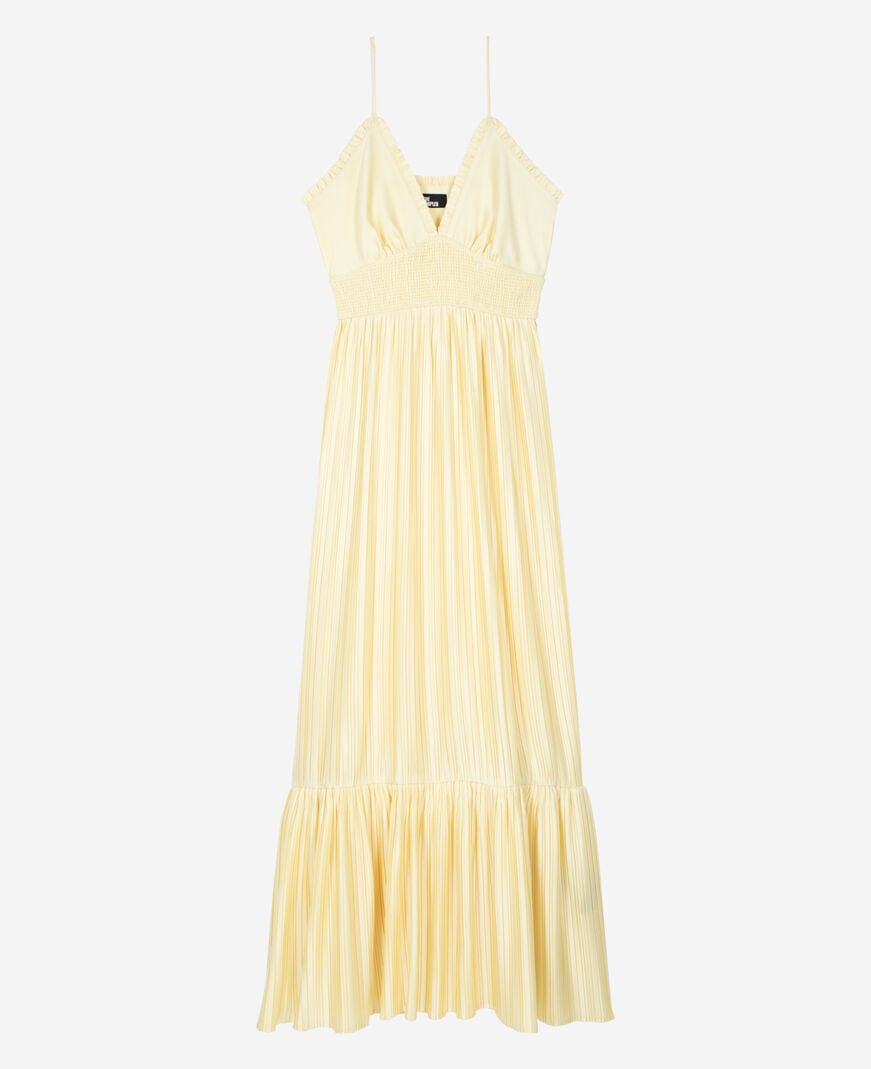 The Kooples FEMME YELLOW robe longue jaune