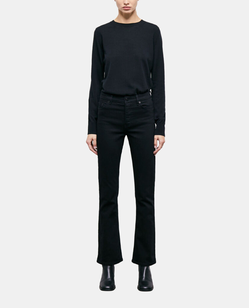 The Kooples WOMEN BLACK black flare jeans