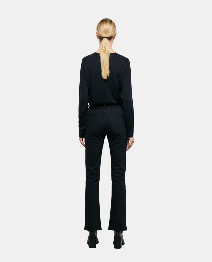 The Kooples WOMEN BLACK black flare jeans