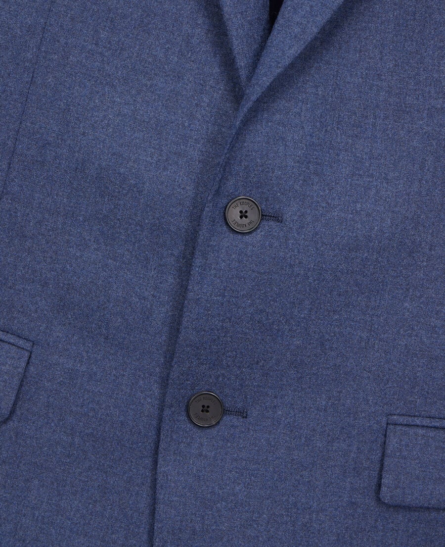 The Kooples HOMME BLUE veste bleue en flanelle