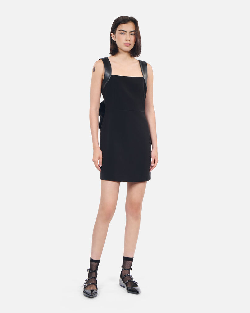 The Kooples FEMME BLACK robe courte noire