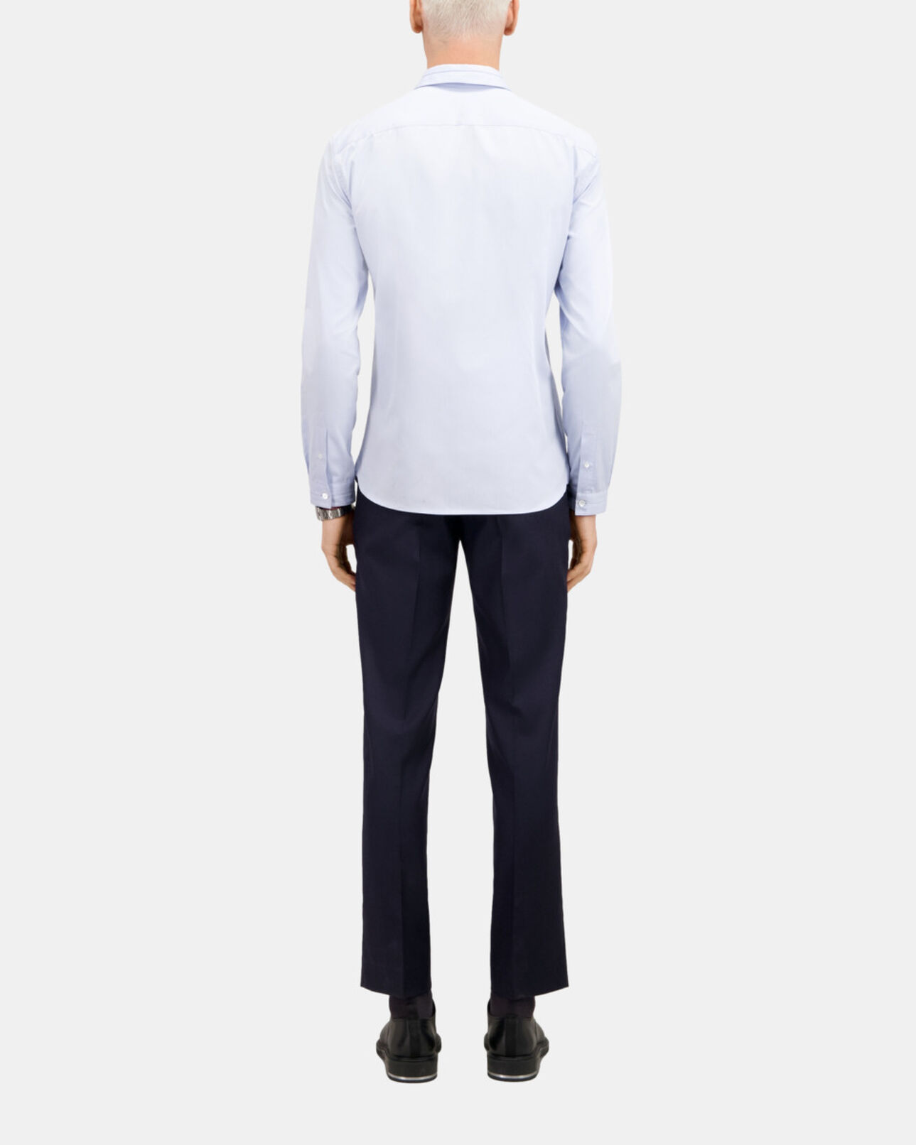 The Kooples MEN LIGHT BLUE smart twill sky blue shirt