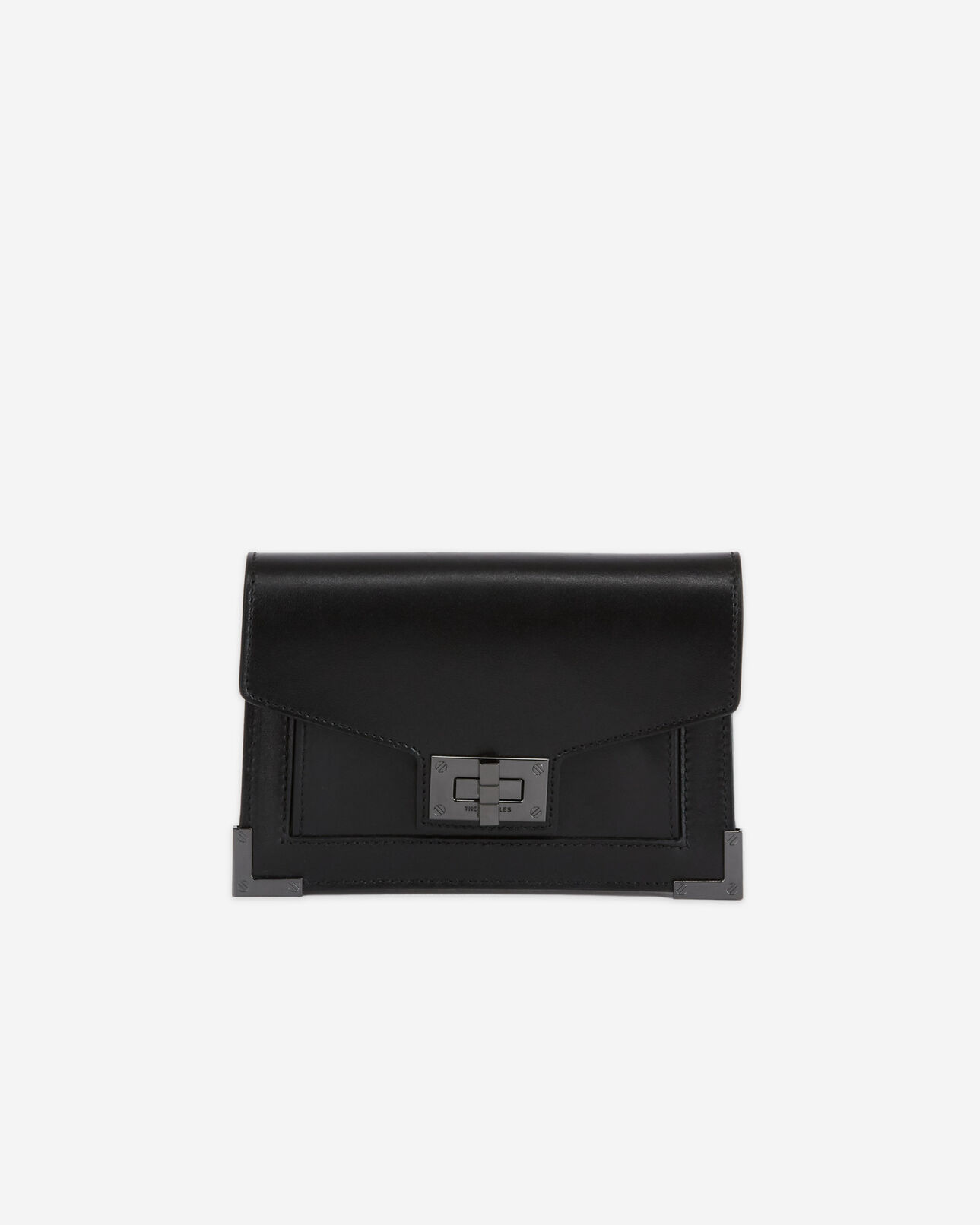 The Kooples WOMEN BLACK emily belt in black leather