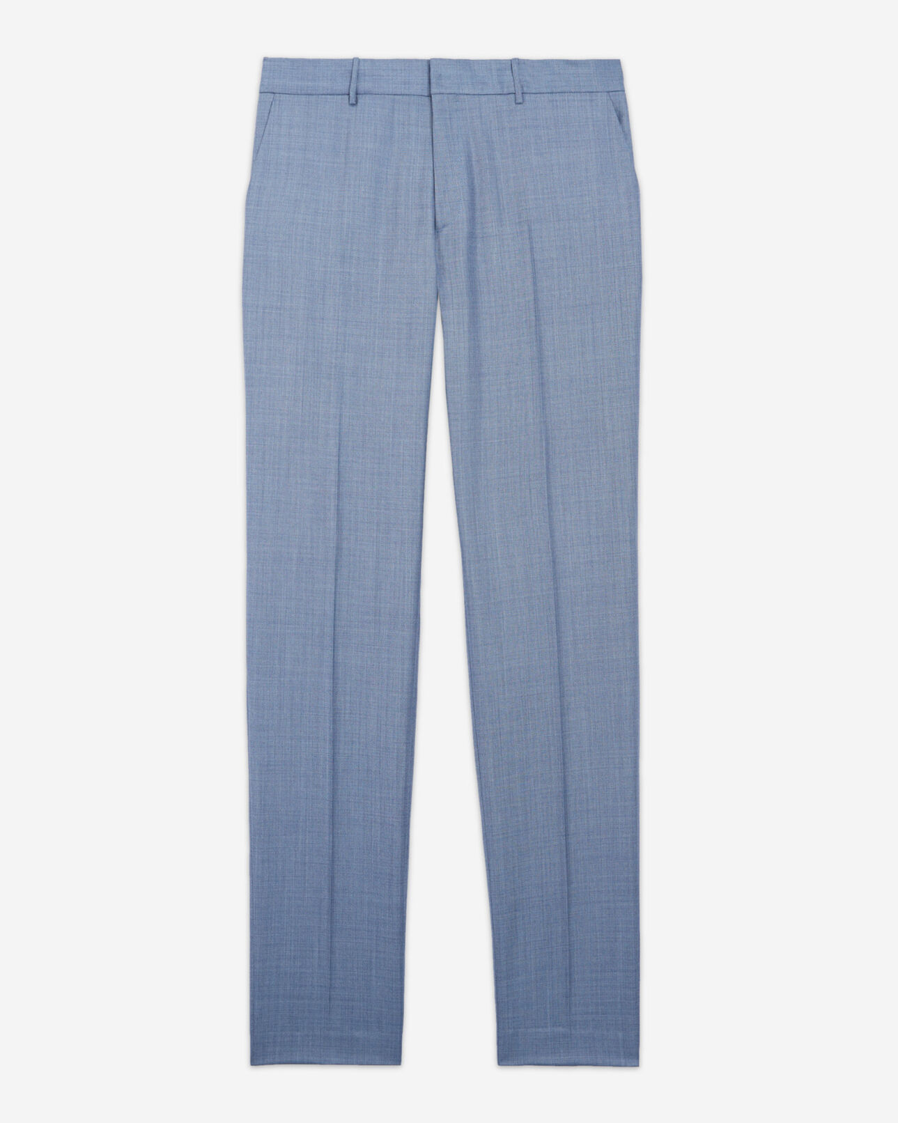The Kooples MEN SKY fitted light blue wool suit pants