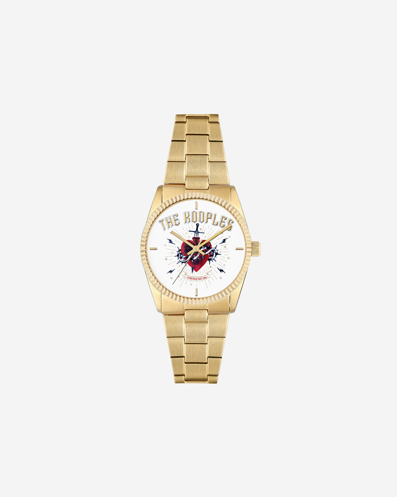 The Kooples MIXTE GOLD montre heart - dagger dorée