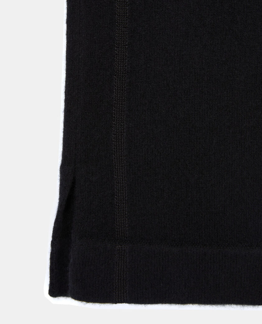 The Kooples FEMME BLACK pantalon en laine et cachemire noir