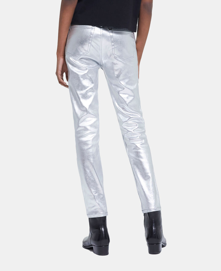 silver slim jeans