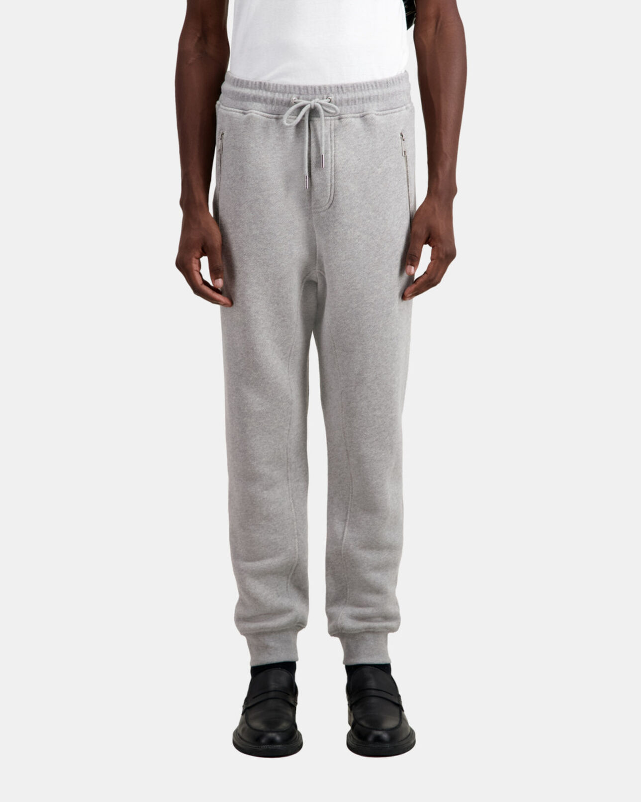 The Kooples MEN GRIS CLAIR grey tracksuit trousers