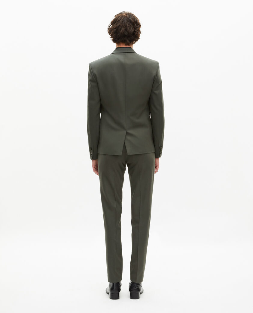 The Kooples HOMBRE KAKI chaqueta traje caqui lana