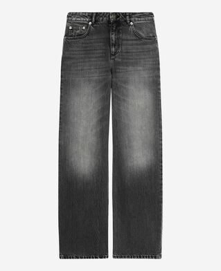 The Kooples WOMEN BLACK black wide-leg jeans