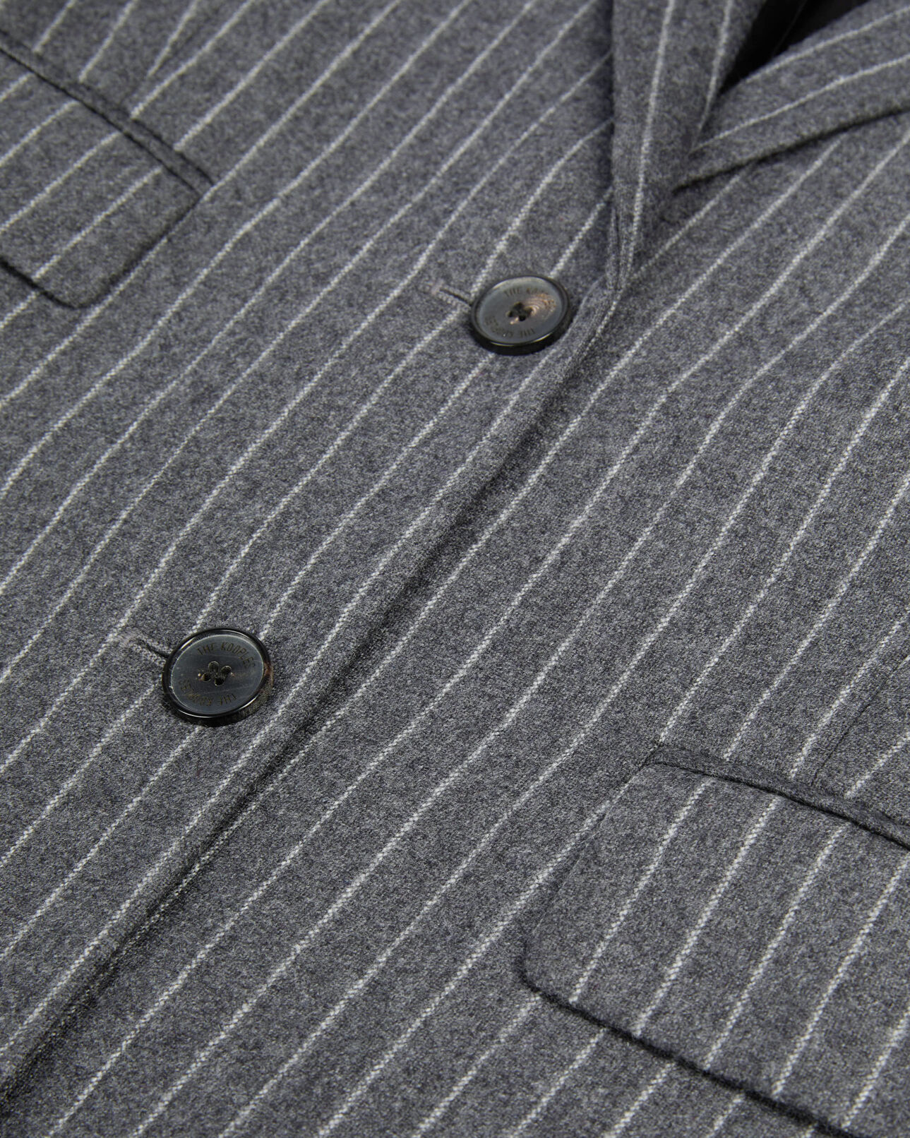 The Kooples FEMME LIGHT GREY veste tailleur à rayures