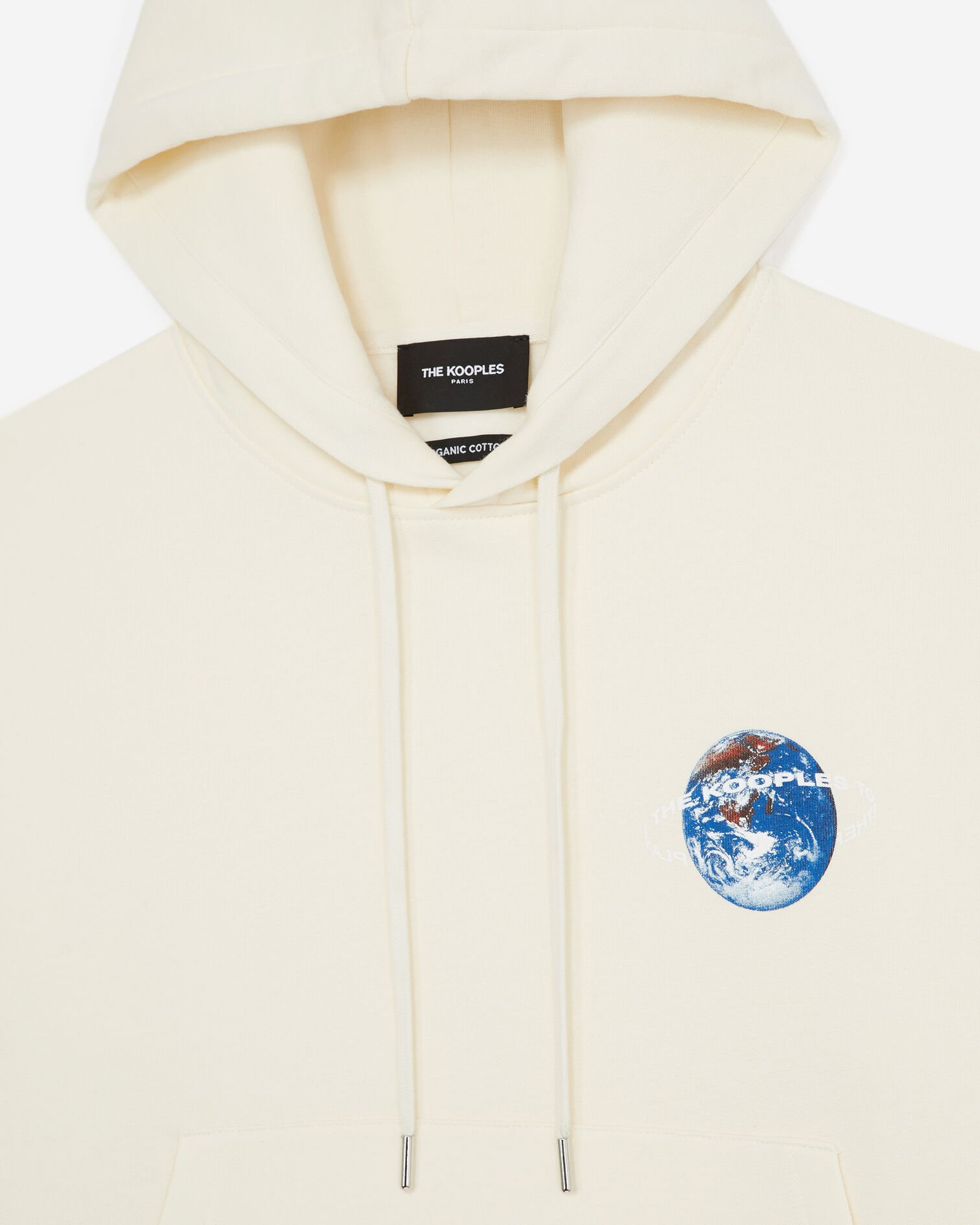 White hoodie, ECRU, hi-res image number null
