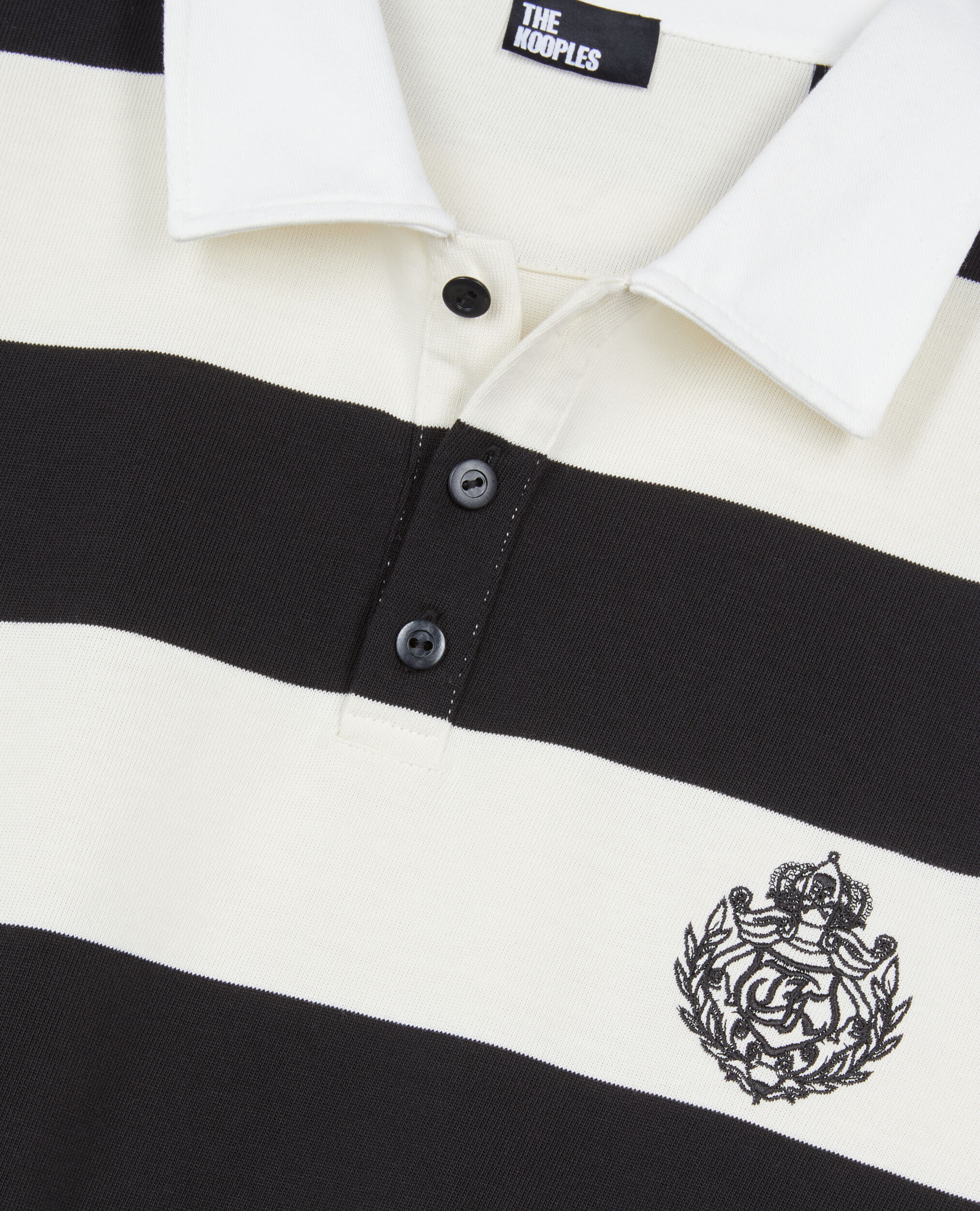 Langarmeliges Poloshirt mit Streifen The Kooples