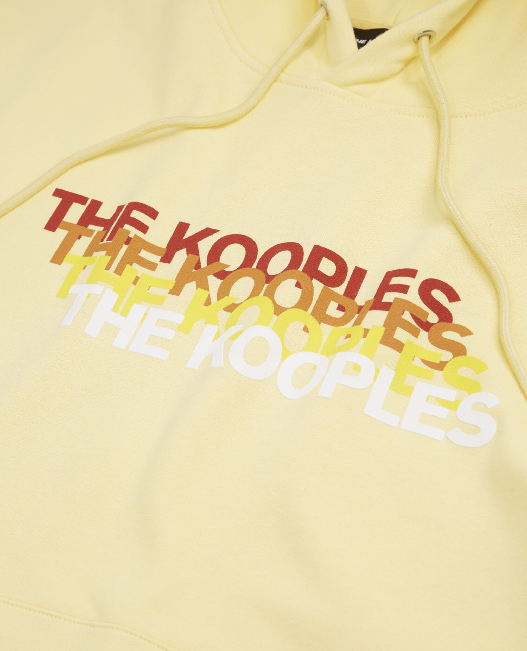 Kapuzensweatshirt mit The Kooples-Print, YELLOW, hi-res image number null