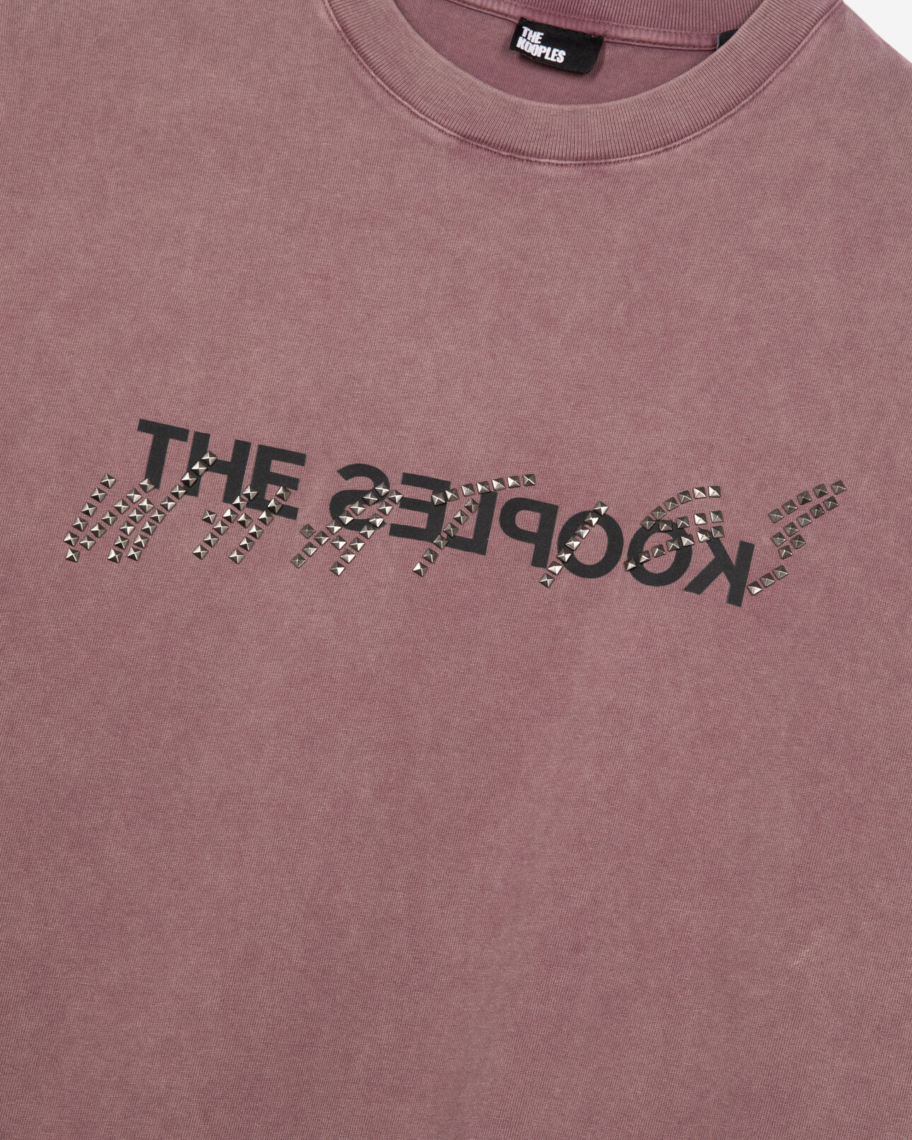 The Kooples MEN FIGUE burgundy what is t-shirt