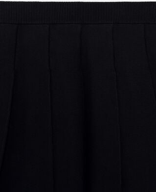 The Kooples FEMME NAVY jupe courte en maille noire