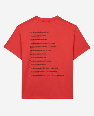 The Kooples DAMEN RED BRIQUE rotes t-shirt what is