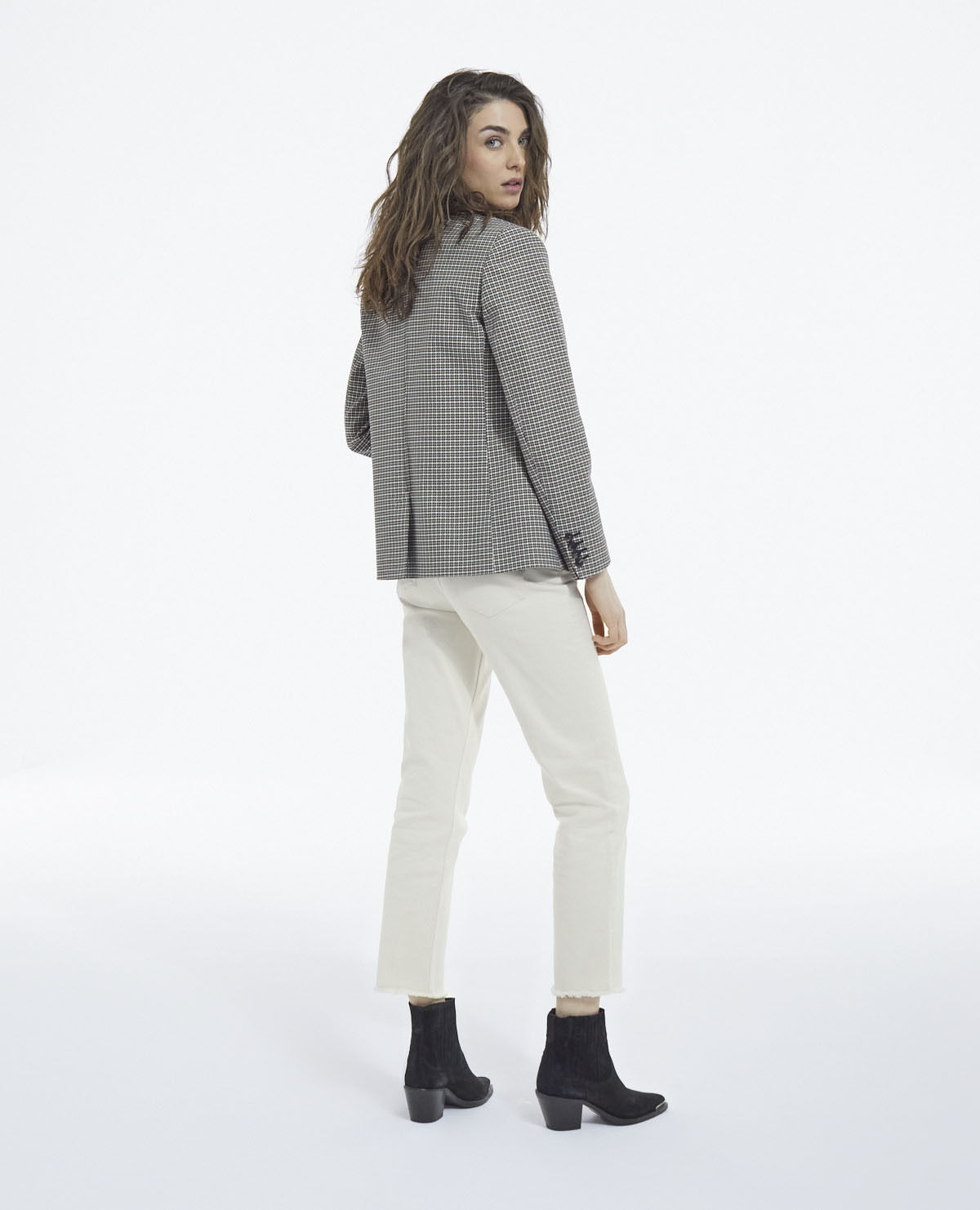 Veste pied de hotsell poule homme zara