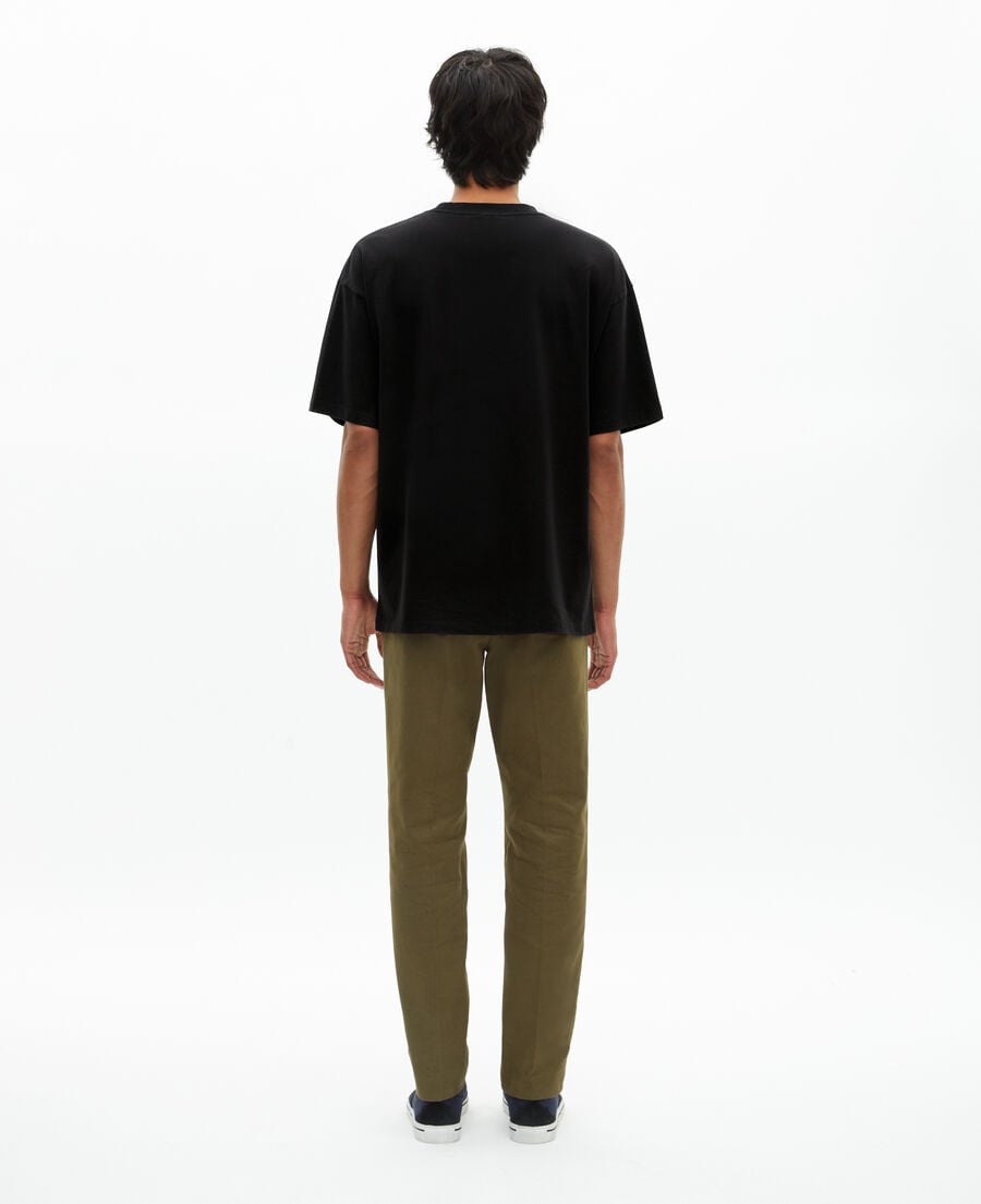 The Kooples H BLACK WASHED loose black t-shirt