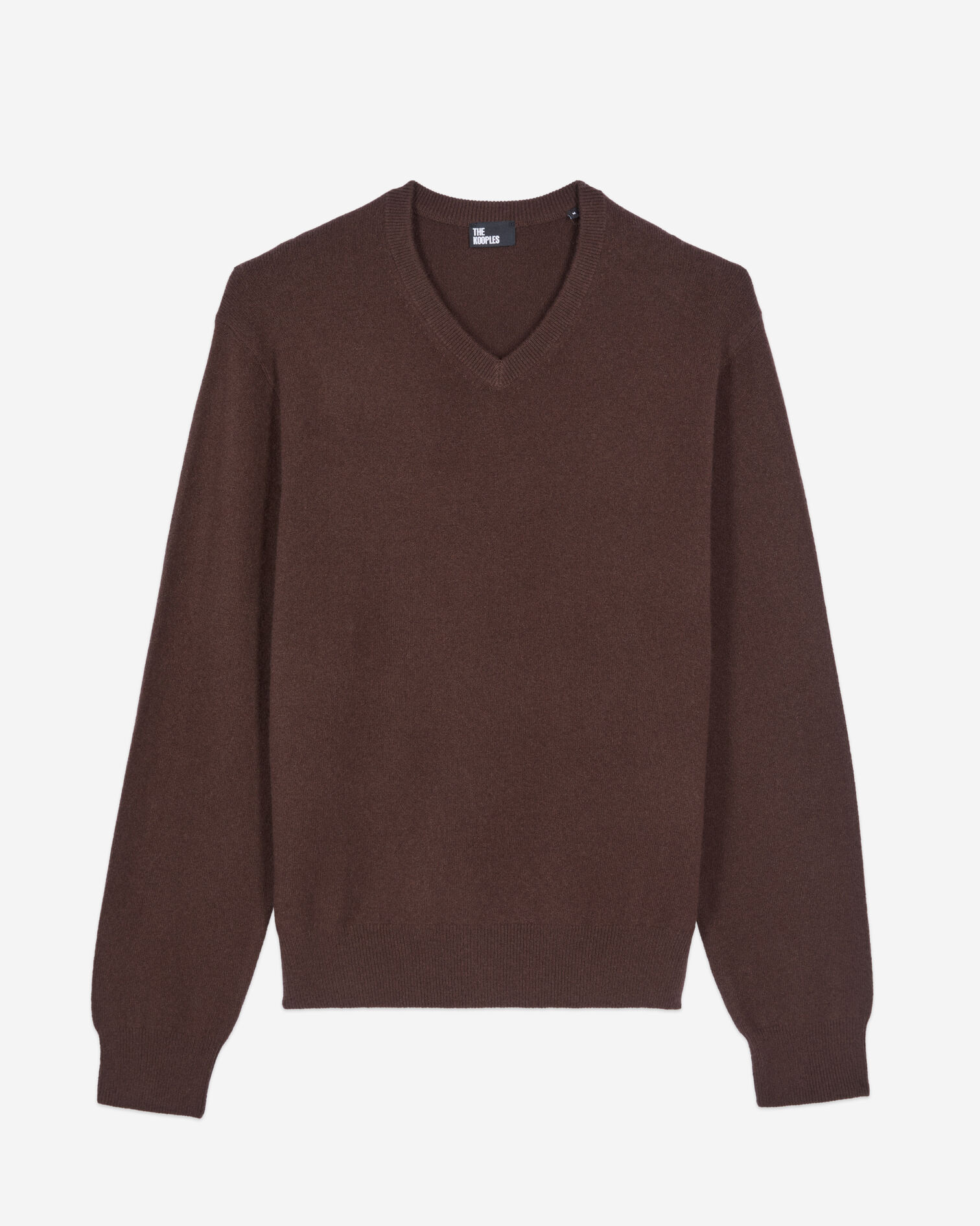 Brown cashmere sweater, BROWN, hi-res image number null