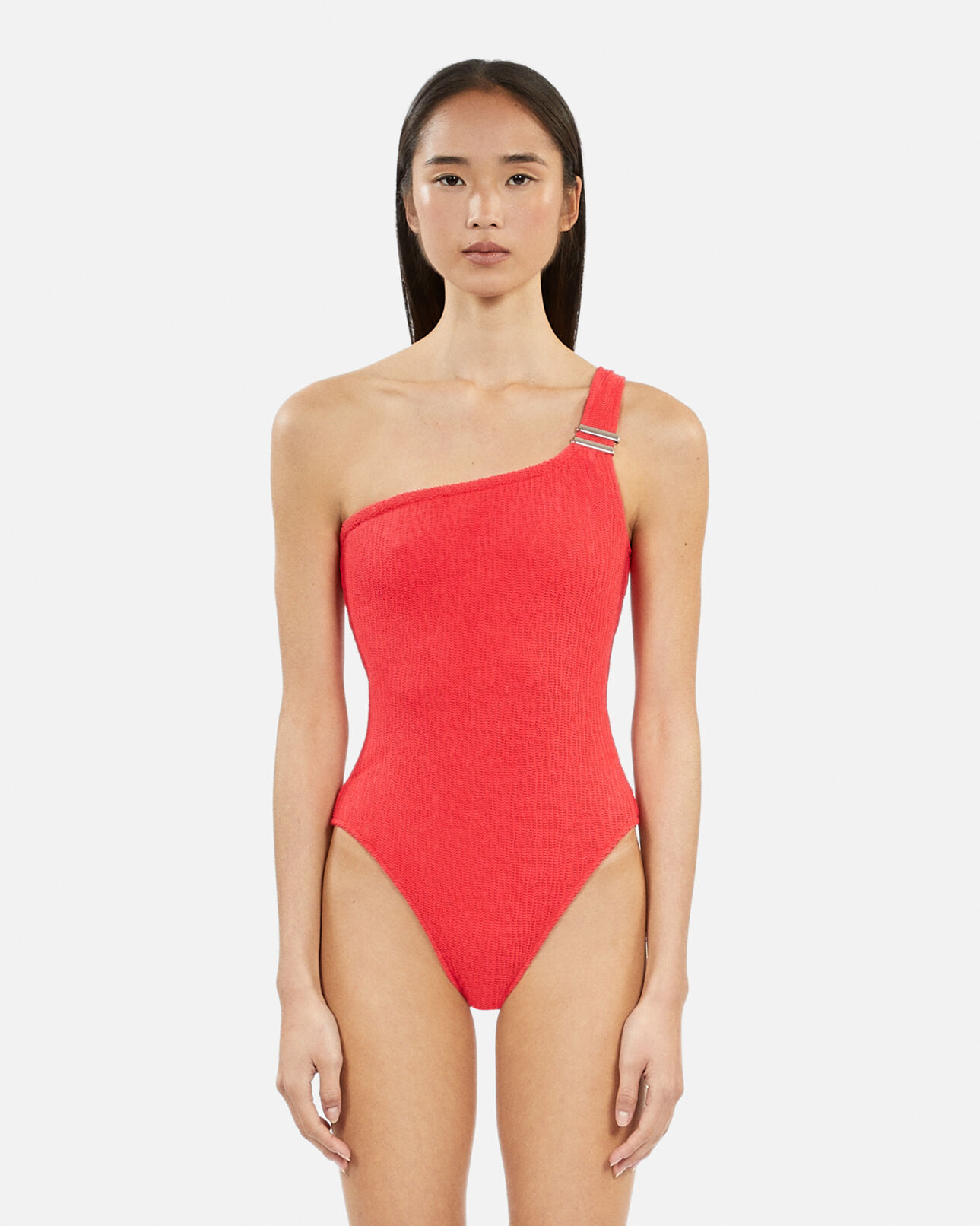 The Kooples FEMME RED maillot de bain the kooples x luz une pièce asymétrique rouge
