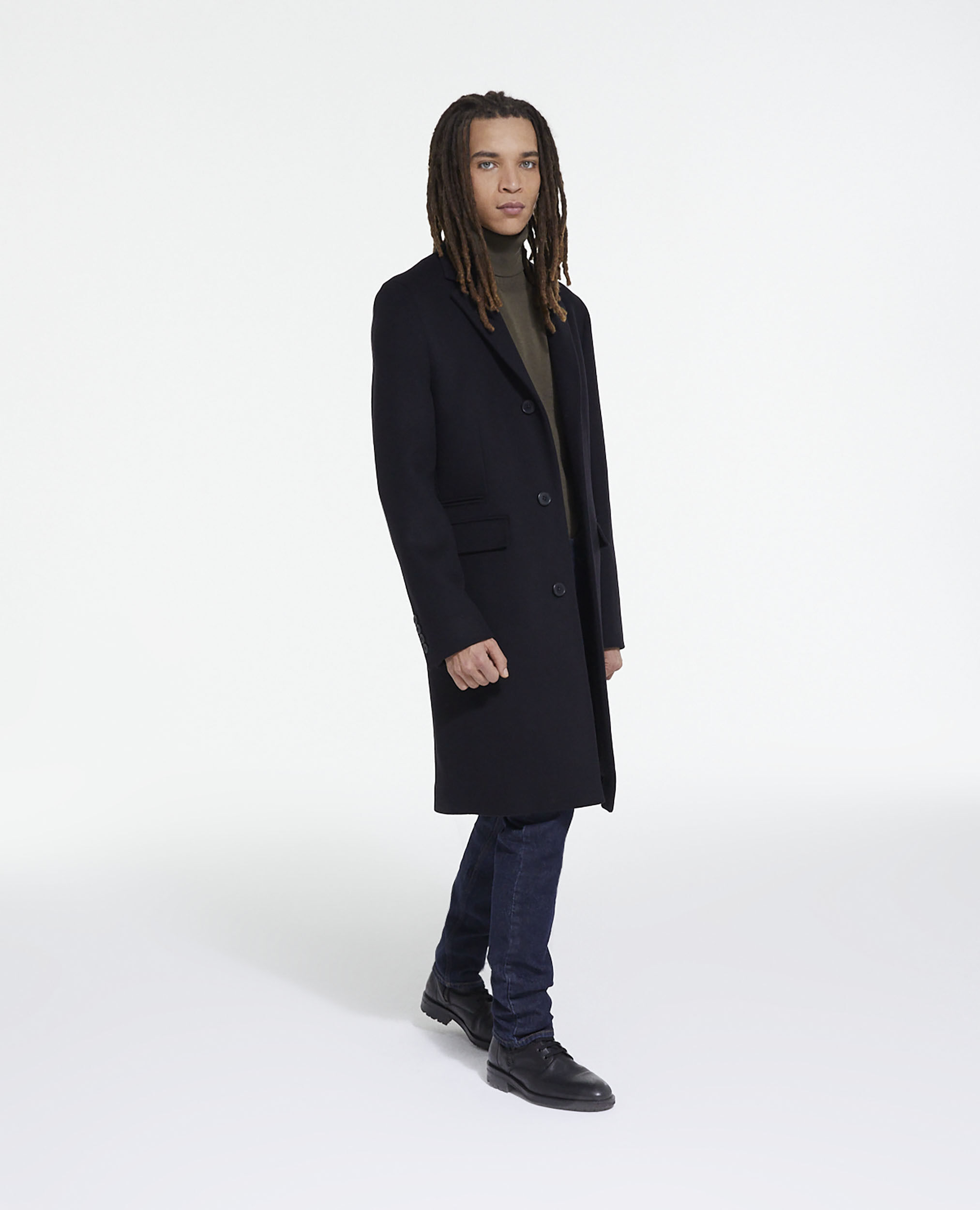 Birdstow wool coat top