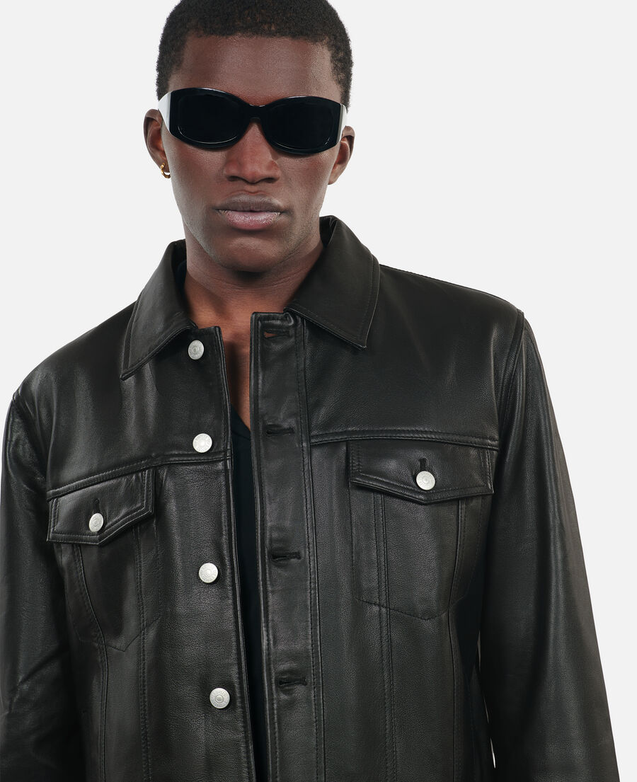 A Little Bit Older A Black Leather Jacket Black leather jacket| The Kooples